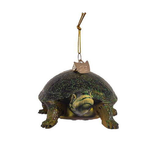 Noble Gems™ Land Turtle Glass Ornament