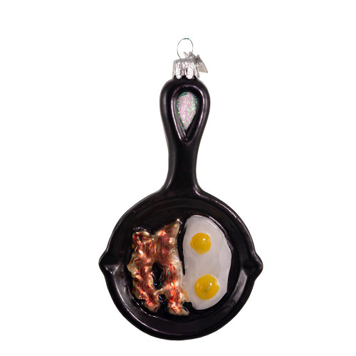 Noble Gems™ Frying Pan Glass Ornament