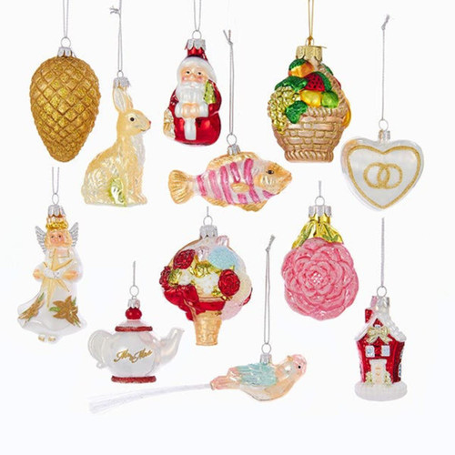 Noble Gems™ Wedding Glass Ornaments, 12-Piece Box Set