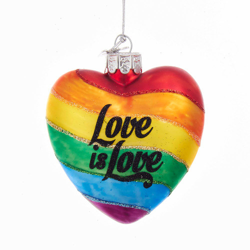 Noble Gems™ Pride Rainbow Glass Ornament