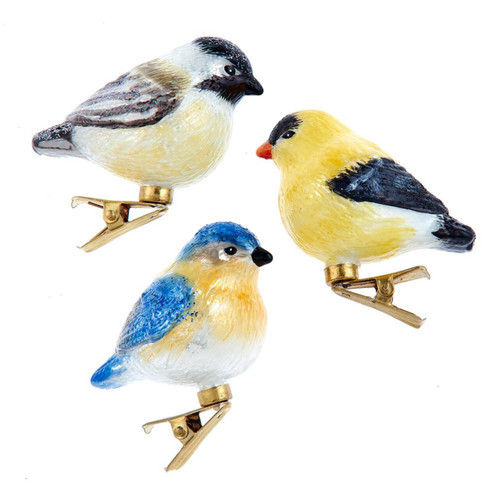 Noble Gems™ Glass Chubby Bird Ornament
