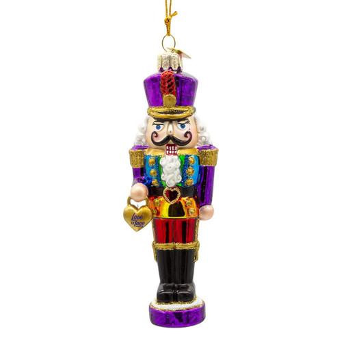 Noble Gems™ Glass Pride Nutcracker Ornament