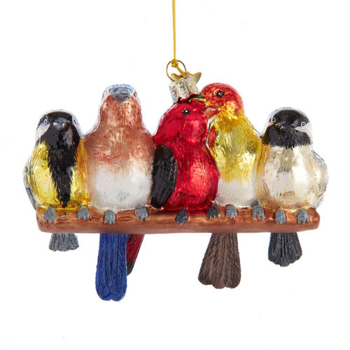 Noble Gems™ Glass Songbirds Ornament