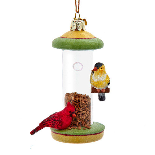 Noble Gems™ Glass Bird Feeder Ornament