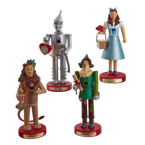 10“ The Wizard of Oz™ Nutcrackers, 4 Assorted (Weighted)