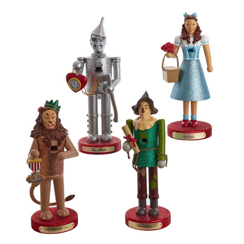 10“ The Wizard of Oz™ Nutcrackers, 4 Assorted (Weighted)