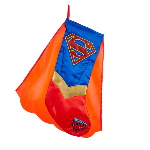 Supergirl™ Printed Applique Stocking