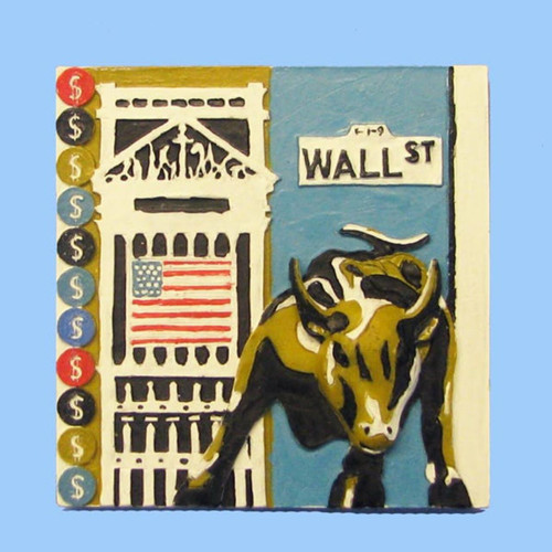 NYC Magnet With Wall Street Design