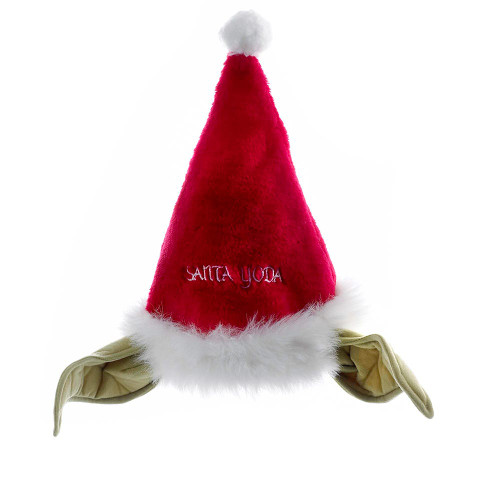 Star Wars™ Plush Yoda Santa Hat With Bendable Ears