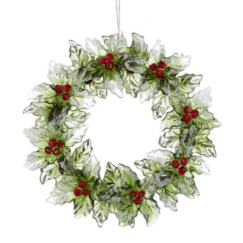Red and Green Wreath Ornament