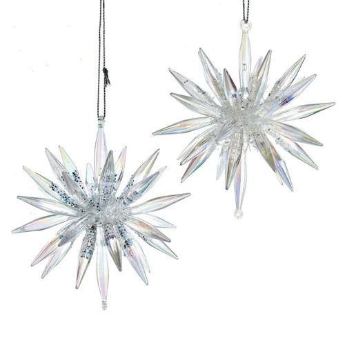 Starburst Ornaments, 2 Assorted