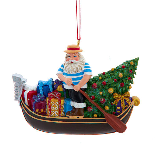 Venetian Santa Ornament