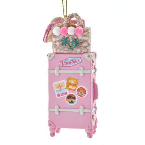 Luggage With Bag & Hat Ornament