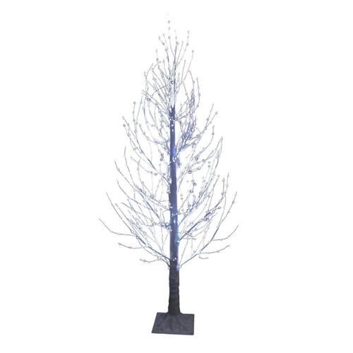 5' Pre-Lit Cool White Fairy LED Winter White Twig Tree