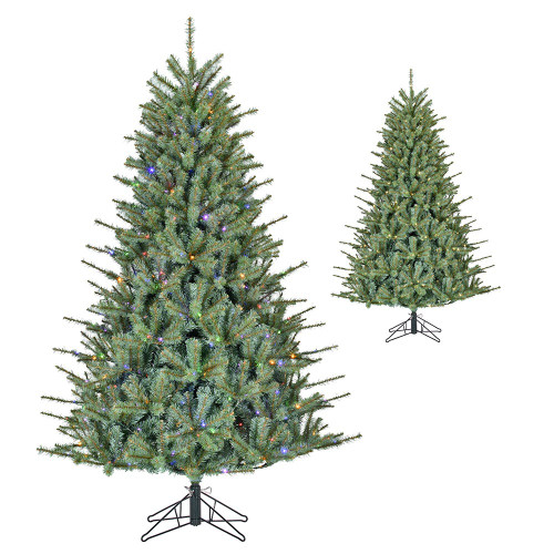 7' Dual Color Ribbon LED Cashmere Tree