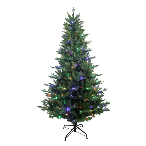 6' Pre-Lit Multicolor LED Jackson Pine Tree