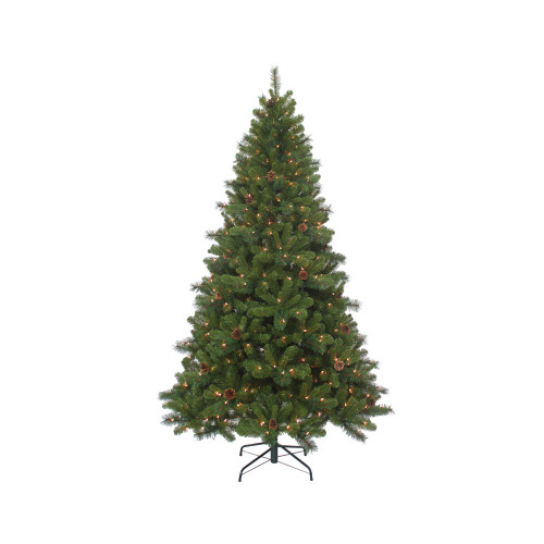 7.5' Pre-Lit Clear Incandescent Burlington Spruce Tree