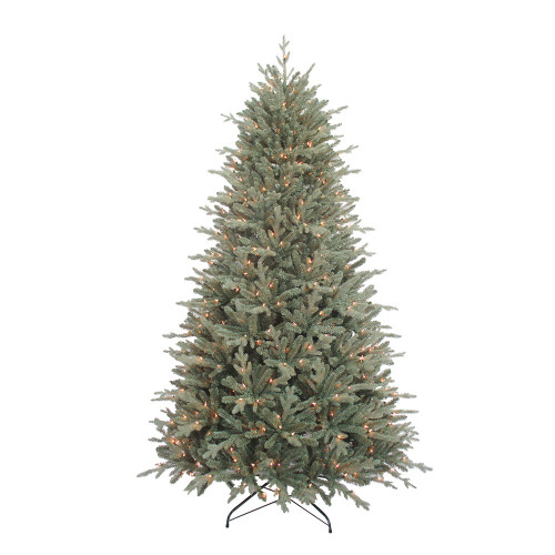 7.5' Pre-Lit Clear Incandescent Blue Spruce Tree
