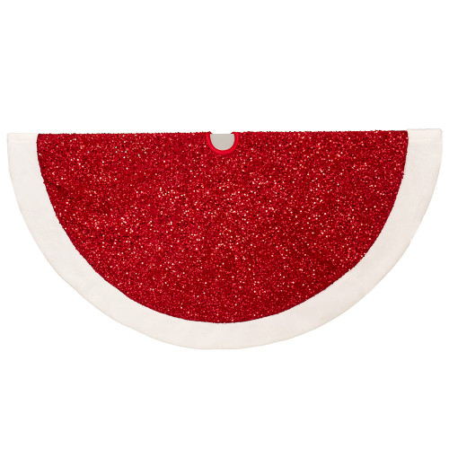 54“ Red Sequined Tree Skirt