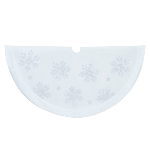 48" Iridescent Sequined Velvet Tree Skirt