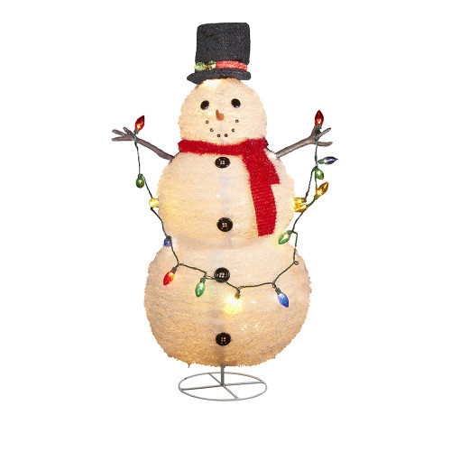 48“ Snowman Lighted Lawn Décor