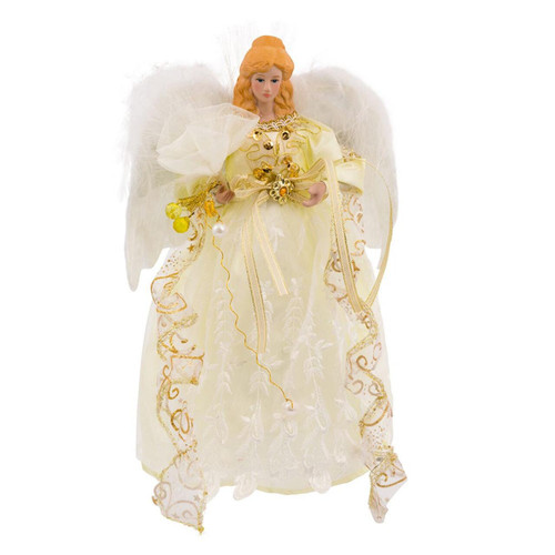 12“ 7-Light Warm White LED Angel Treetop