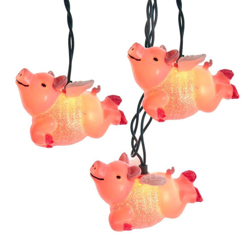 9' UL 10L Flying Pig Light Set