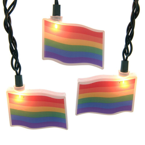 9' UL 10L Pride Flag Light Set