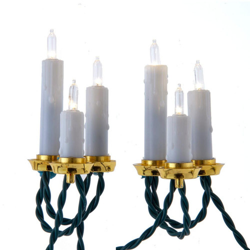 4' 15L LED Triple Candle Clip-On Light Set