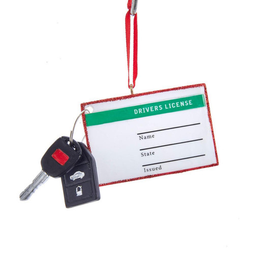 Driver's License Ornament For Personalization
