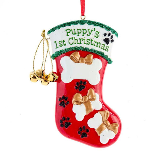 “Puppy's 1st Christmas“ Stocking For Personalization