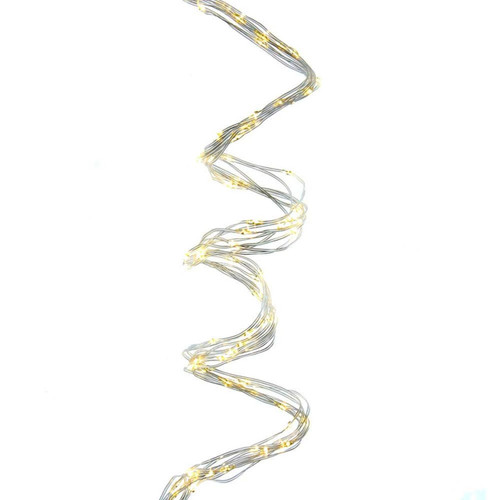 9.8' 240L Warm White LED PVC Cascade Light