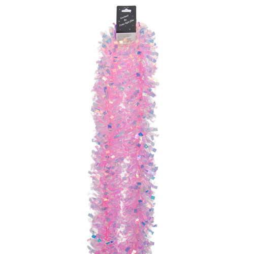 Pink Tinsel Garland 