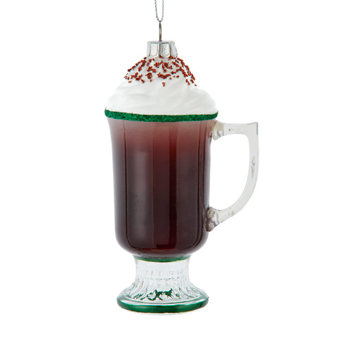 Noble Gems™ Glass Irish Coffee Ornament