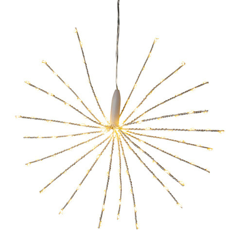 12“ 120L Warm White Fairy LED 3D Starburst Light