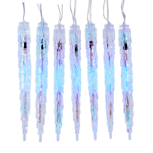29' 10L Blue LED Icicle Light Set