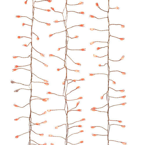 8' 240L RGB Multifunction LED Fairy Cluster Garland + Remote