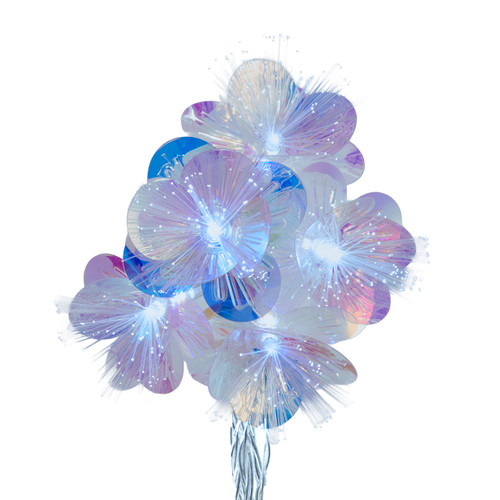 Battery Operated 10L Cool White LED Flower Light Set