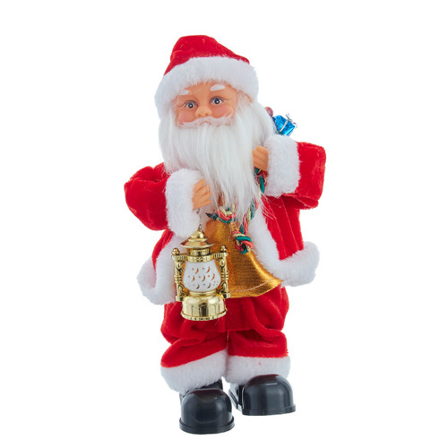 Battery Operated Dancing Santa With Lamp Table Piece