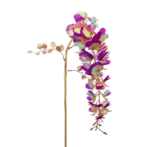 Purple Wisteria Branch Spray