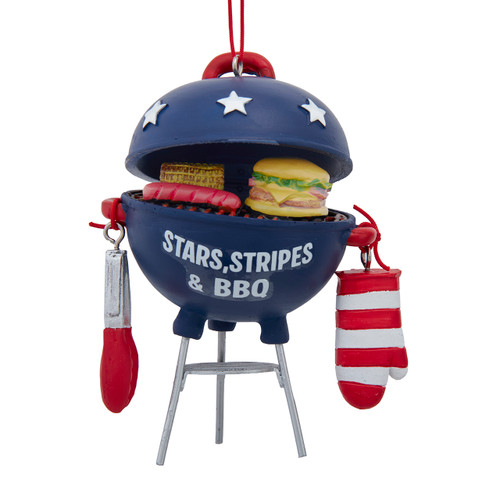 Stars & Stripes BBQ" Ornament