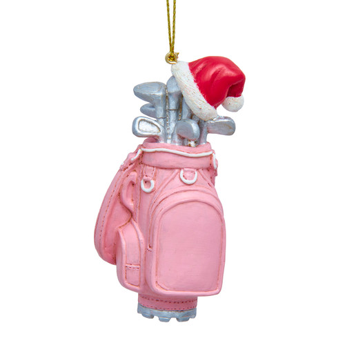 Pink Golf Bag Ornament