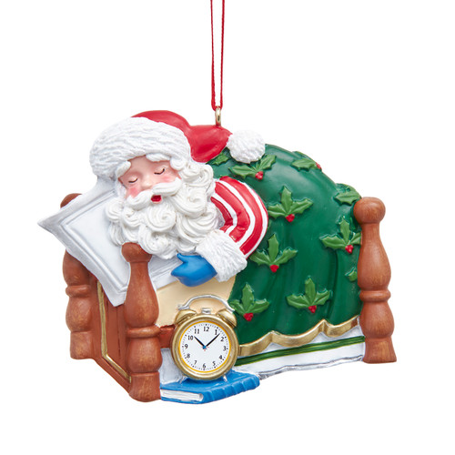 Santa Napping Ornament