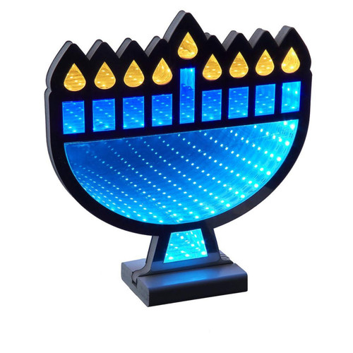 23.6“ Menorah Infinity Light