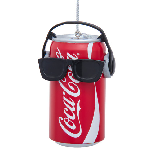 Coca-Cola® Can With Headphone & Sunglasses Ornament