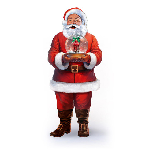 Coca-Cola® Fabriché™ Santa Holding Globe