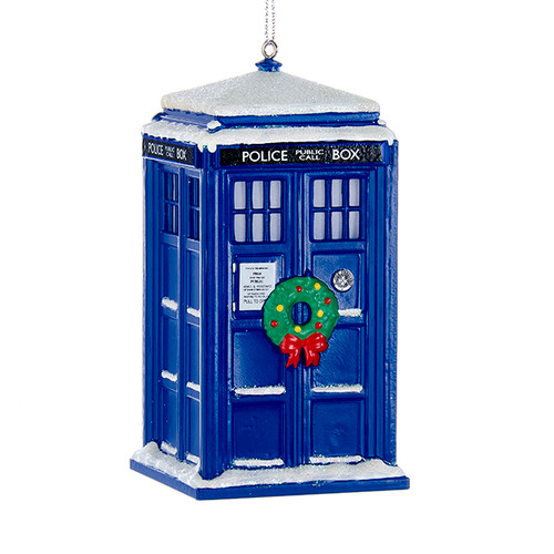 Doctor Who™ Tardis With Wreath Ornament