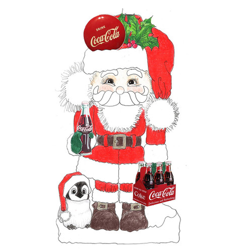 15" Hollywood Nutcrackers Coca-Cola®  Santa Nutcracker