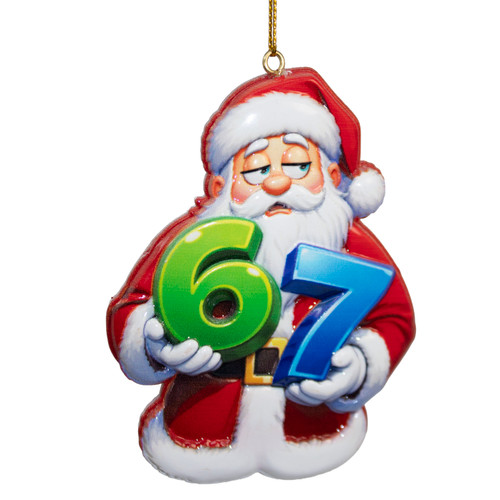 Santa 6-7 Ornament