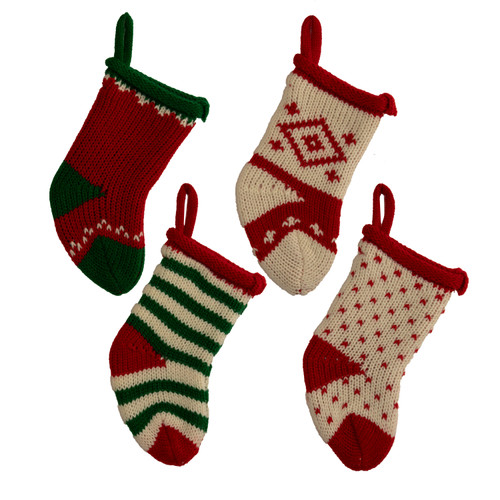 Knit Stocking Assortment, 4 Assorted